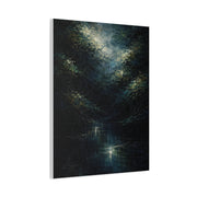 Nocturnal Forest Reflection Wall Art & Canvas Print