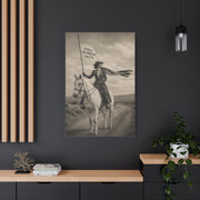 Frontier Equality Rider Portrait Scene Wall Art & Canvas Print