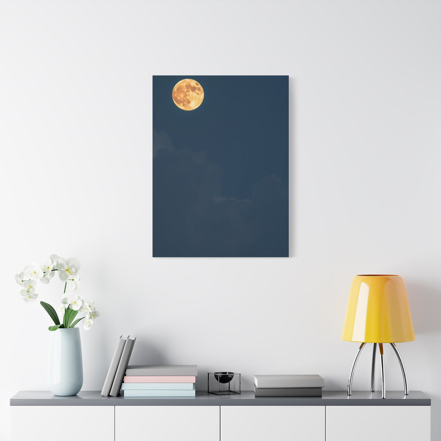 Supreme Full Moon Art Beautiful Collection Wall Art & Canvas Print