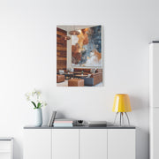 Luxury Earth Abstract Hotel Lobby Wall Art & Canvas Print