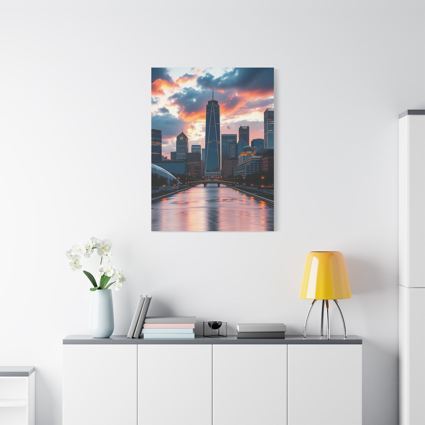 Vision Houston Skylines Art Art Wall Art & Canvas Print