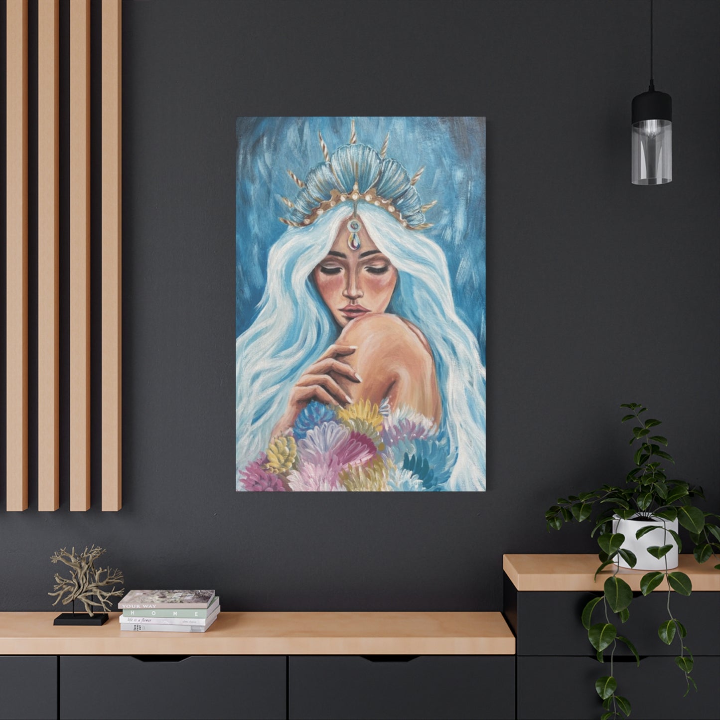 A Mermaid Queen Wall Art & Canvas Prints