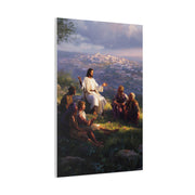 Christ Teaching the Disciples Above Jerusalem Wall Art & Canvas Print