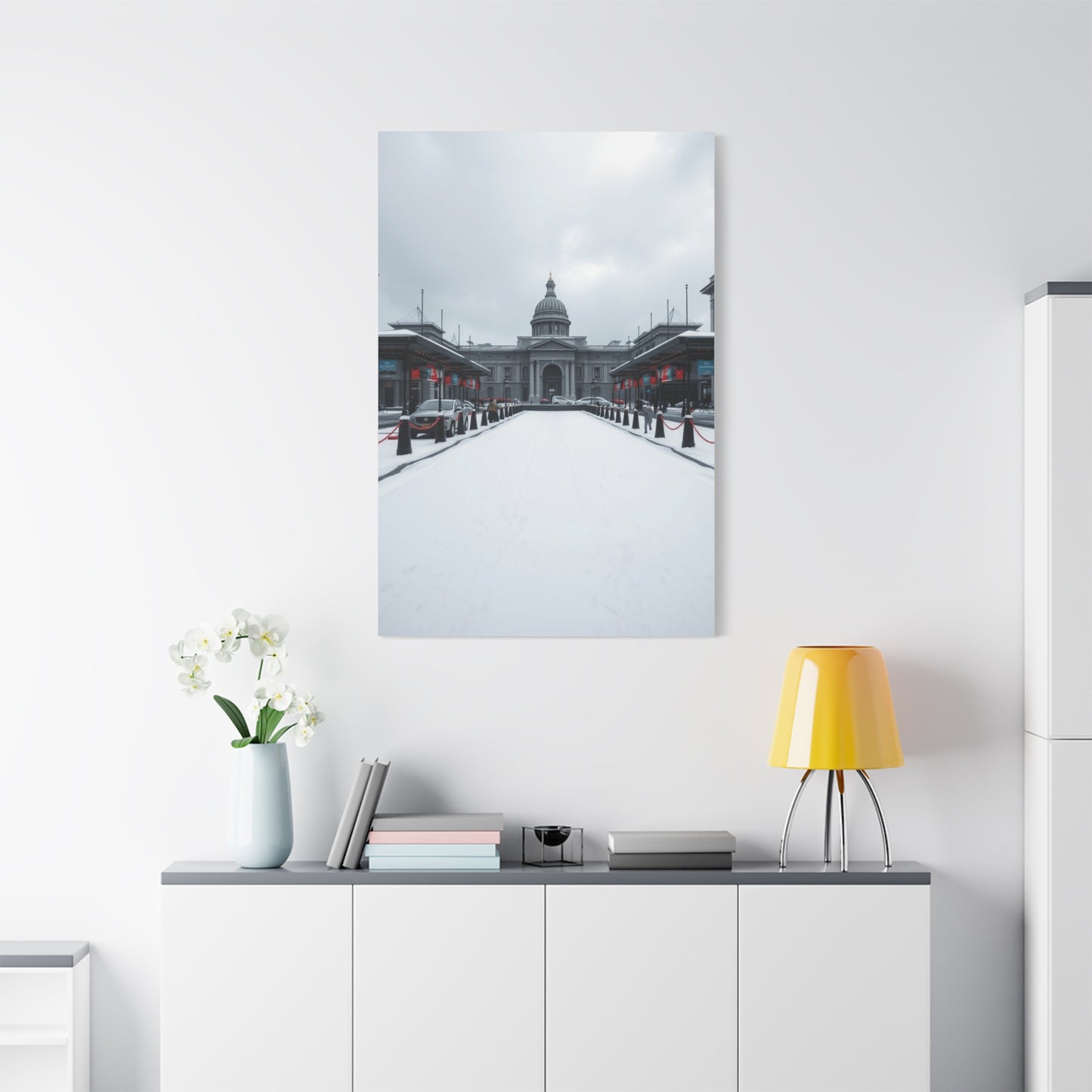 Gray & White Art Refined Canvas Wall Art & Canvas Print