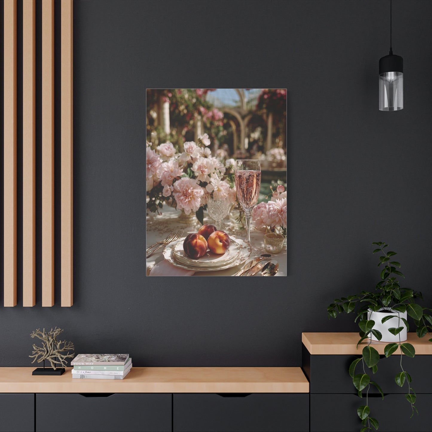 Romantic Spring Brunch Table Wall Art & Canvas Print