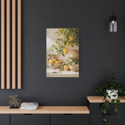 Mediterranean Citrus Botanical Still Life Wall Art & Canvas Print