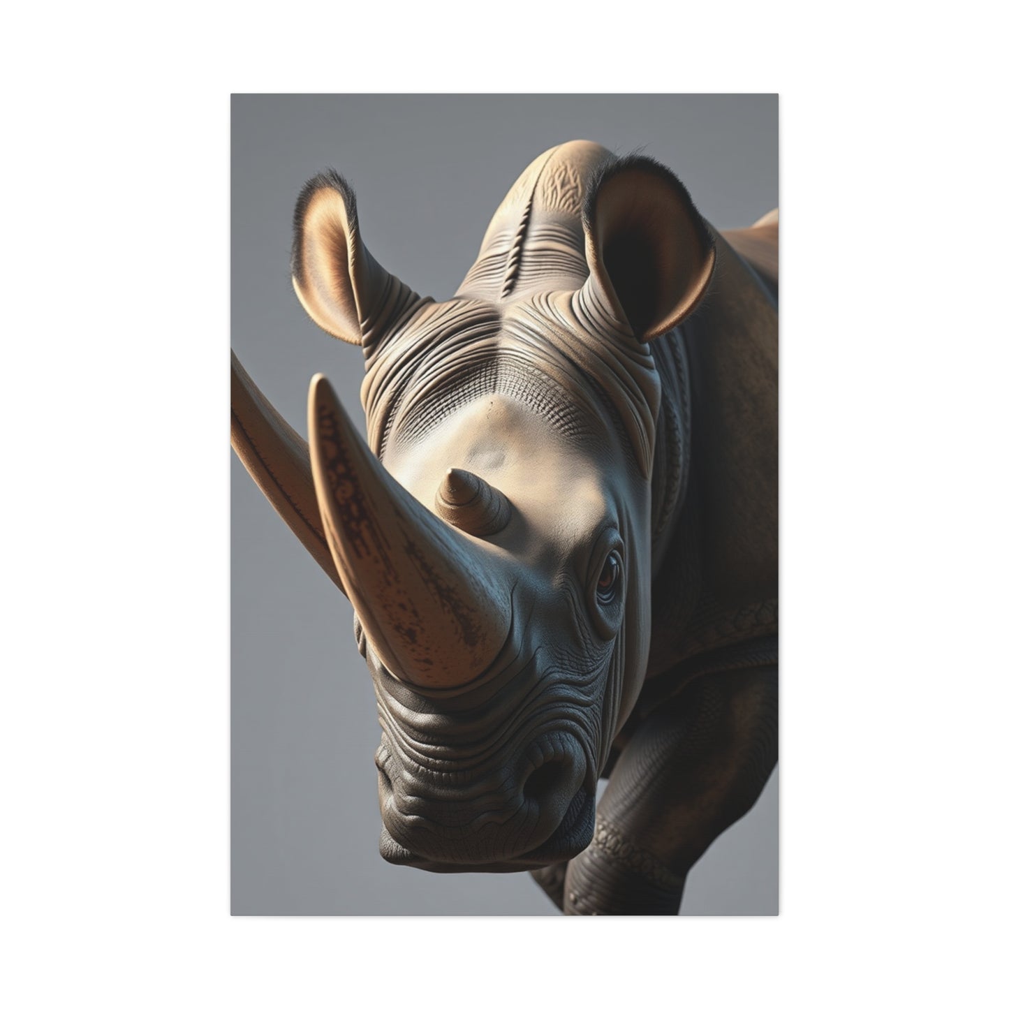 Supreme Rhinoceros Art Beautiful Collection Wall Art & Canvas Print