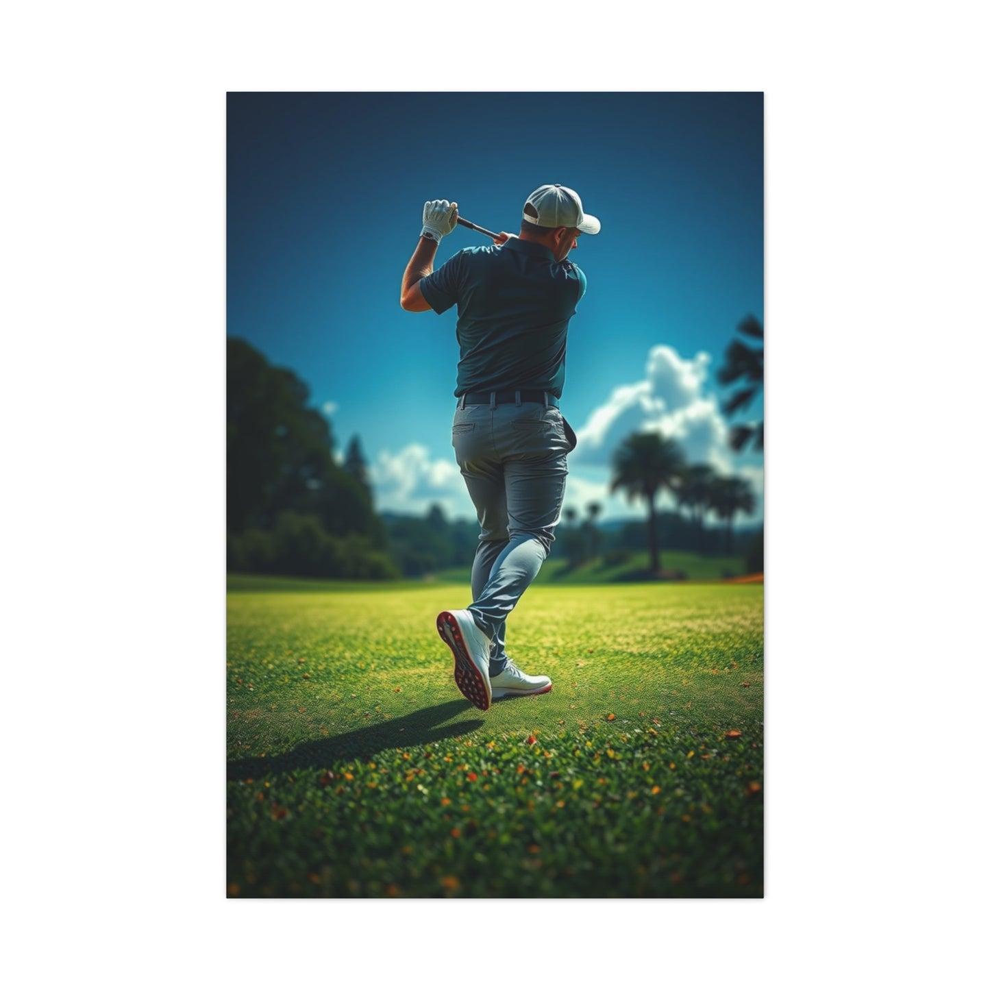 Sophisticated Putt Impression Wall Art & Canvas Print