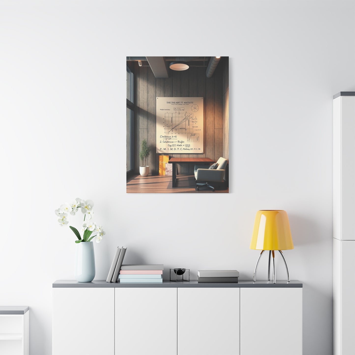 Supreme Modern Math Art for Creative Spaces Collection Wall Art & Canvas Print
