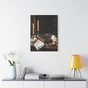 Faith & Union Candlelit Still Life Wall Art & Canvas Print