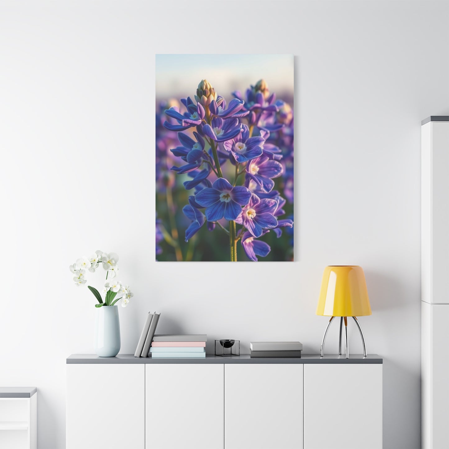 Supreme Collection Bluebonnet Flower Art Wall Art & Canvas Print