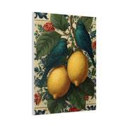 Italian Lemon & Birds Decorative Kitchen Wall Art & Canvas Print