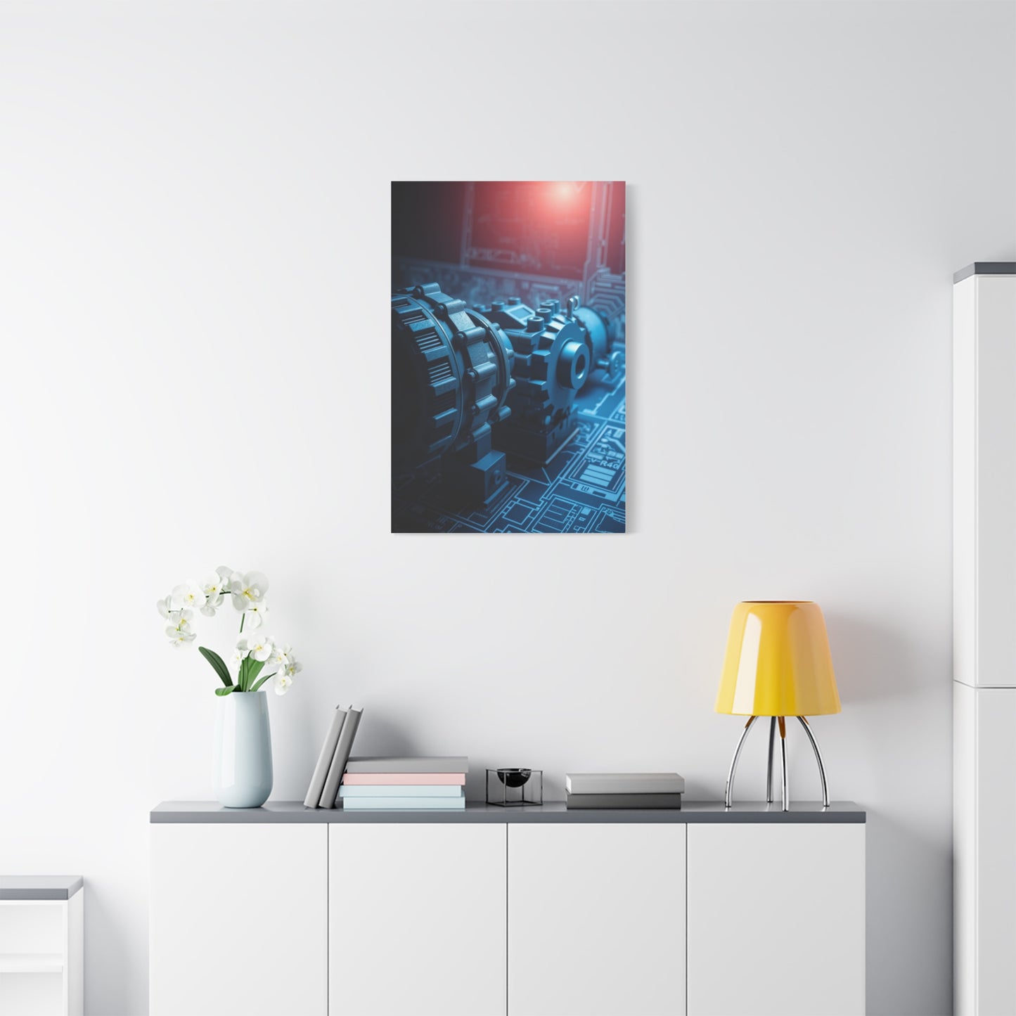 Supreme Engineering & Machinery Blueprints Art Beautiful Collection Wall Art & Canvas Print