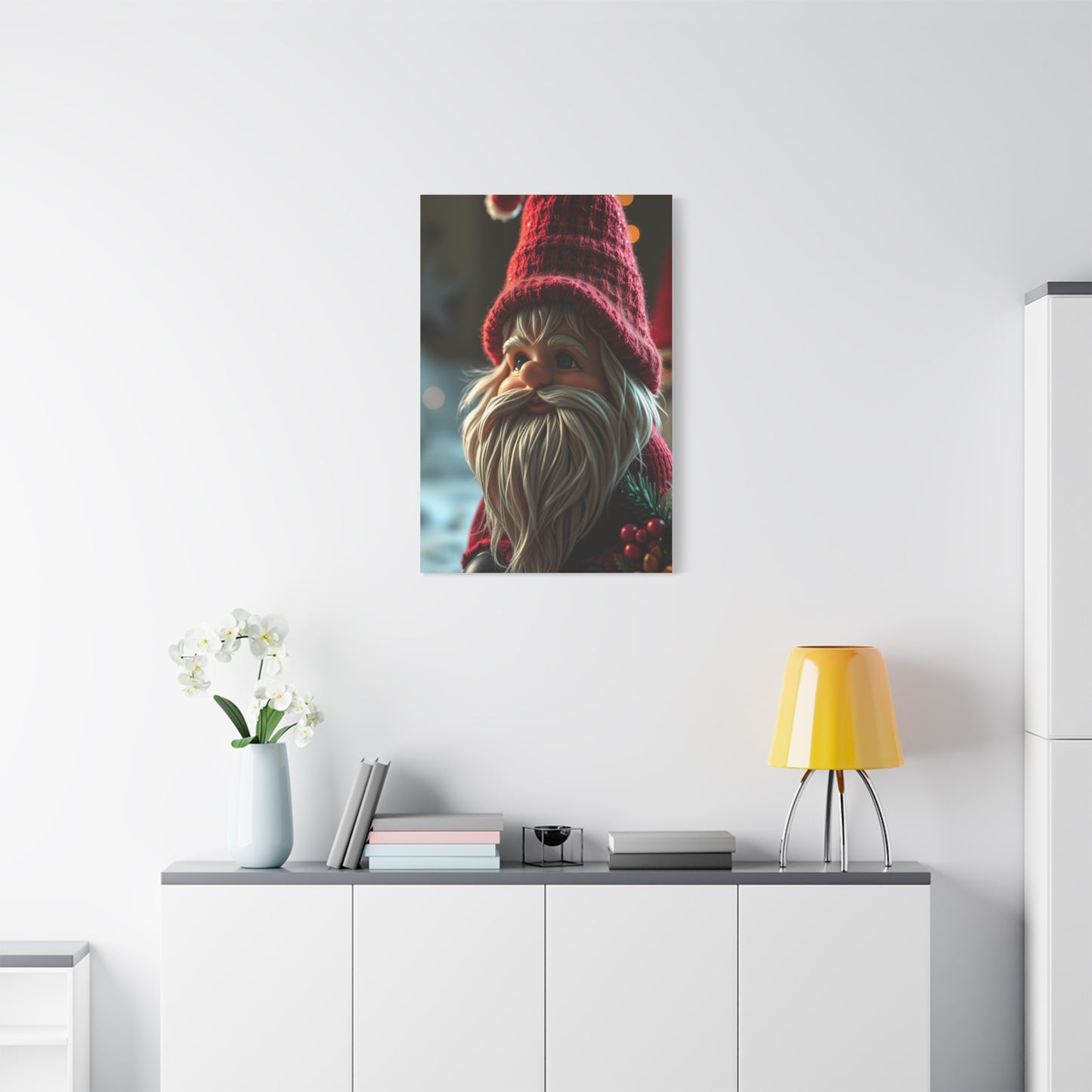 Vision Christmas Gnome Art Art Wall Art & Canvas Print