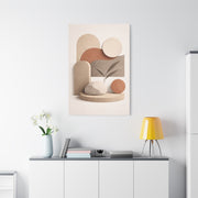 Neutral Gallery Shapes Wall Art & Canvas Print