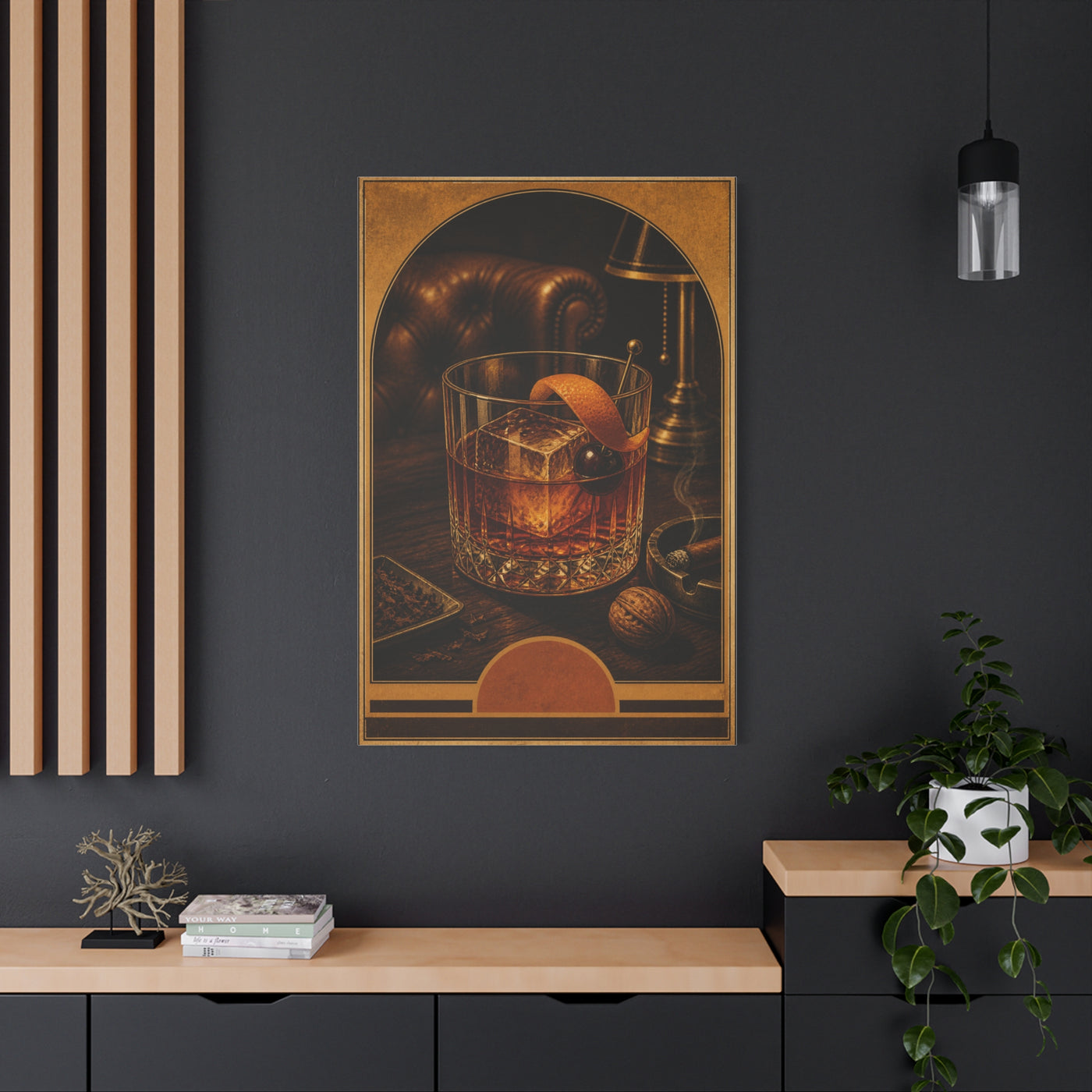 Old Fashioned Gentleman’s Club Poster Wall Art & Canvas Print