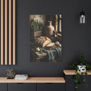 Rustic Bread and Olive Oil Still Life Wall Art & Canvas Print