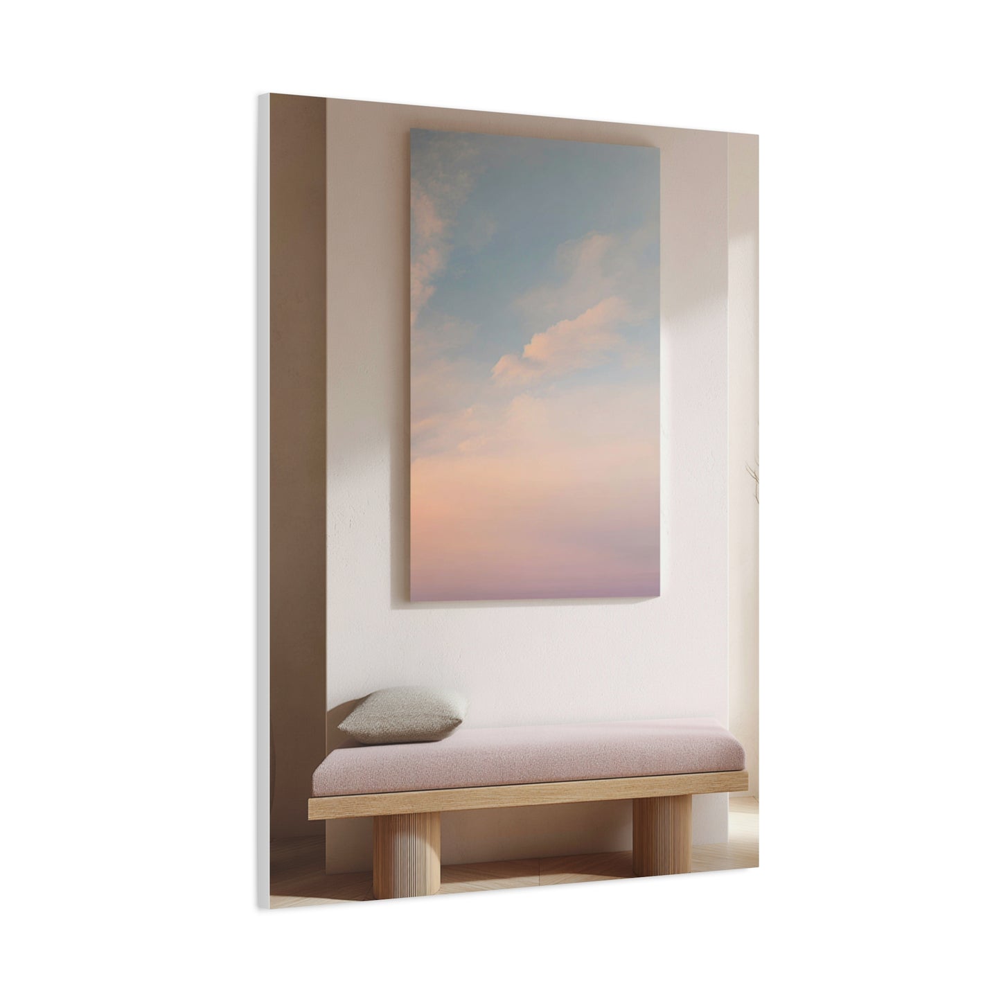 Soft Horizon Spa Waiting Room Wall Art & Canvas Print
