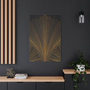 Regal Fan Lines Art Deco Wall Art & Canvas Prints
