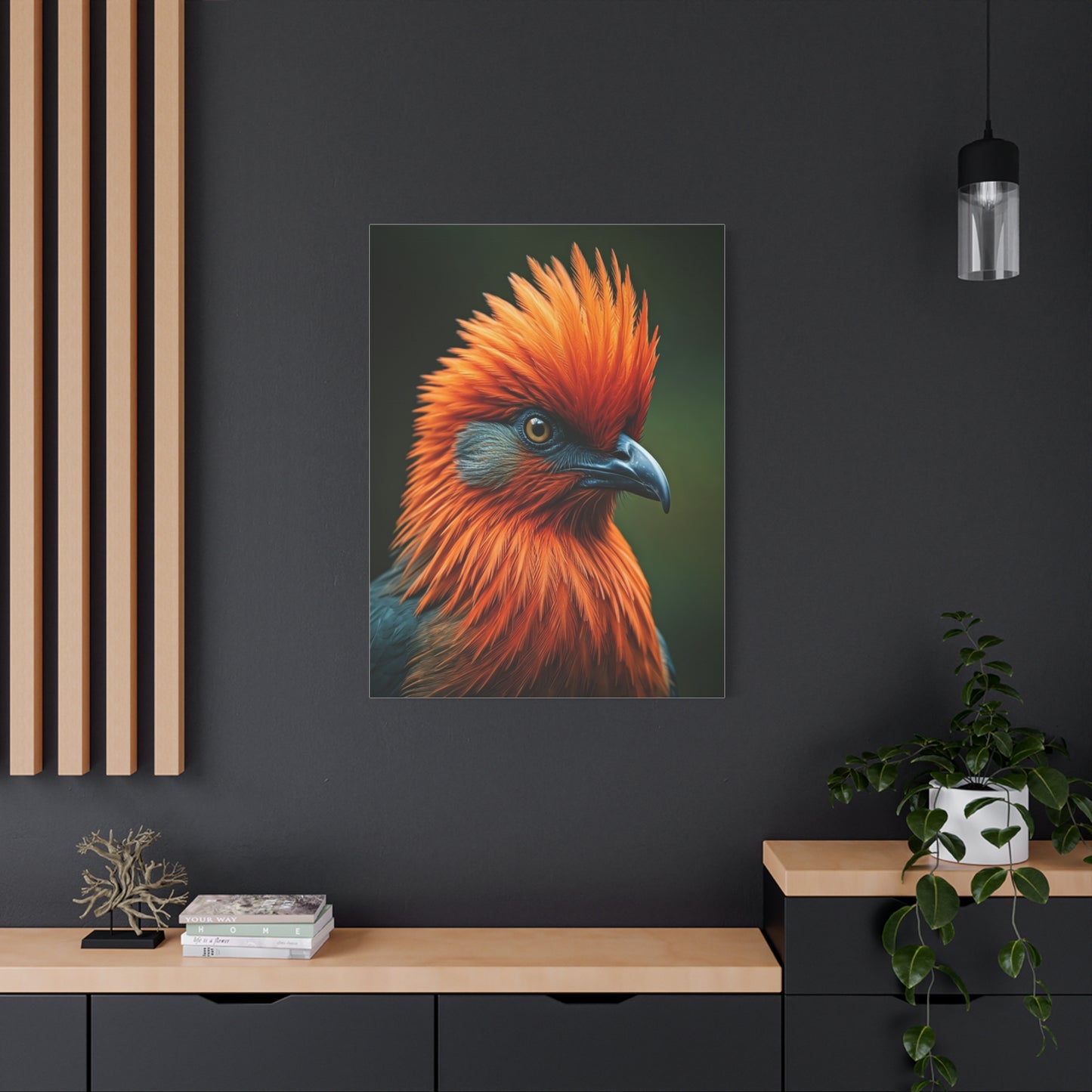 Andean Cock-of-the-Rock Portrait Wall Art & Canvas Prints