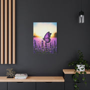 Lavender Field Purple Butterfly Wall Art & Canvas Prints