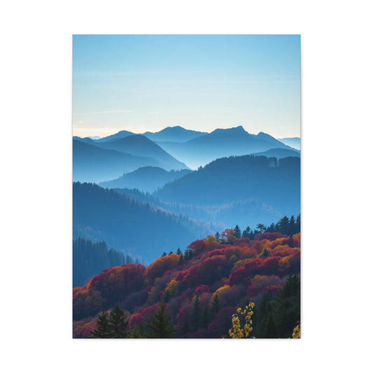 Great Smoky Mountain National Park Art Canvas Art 4 Wall Art & Canvas Print