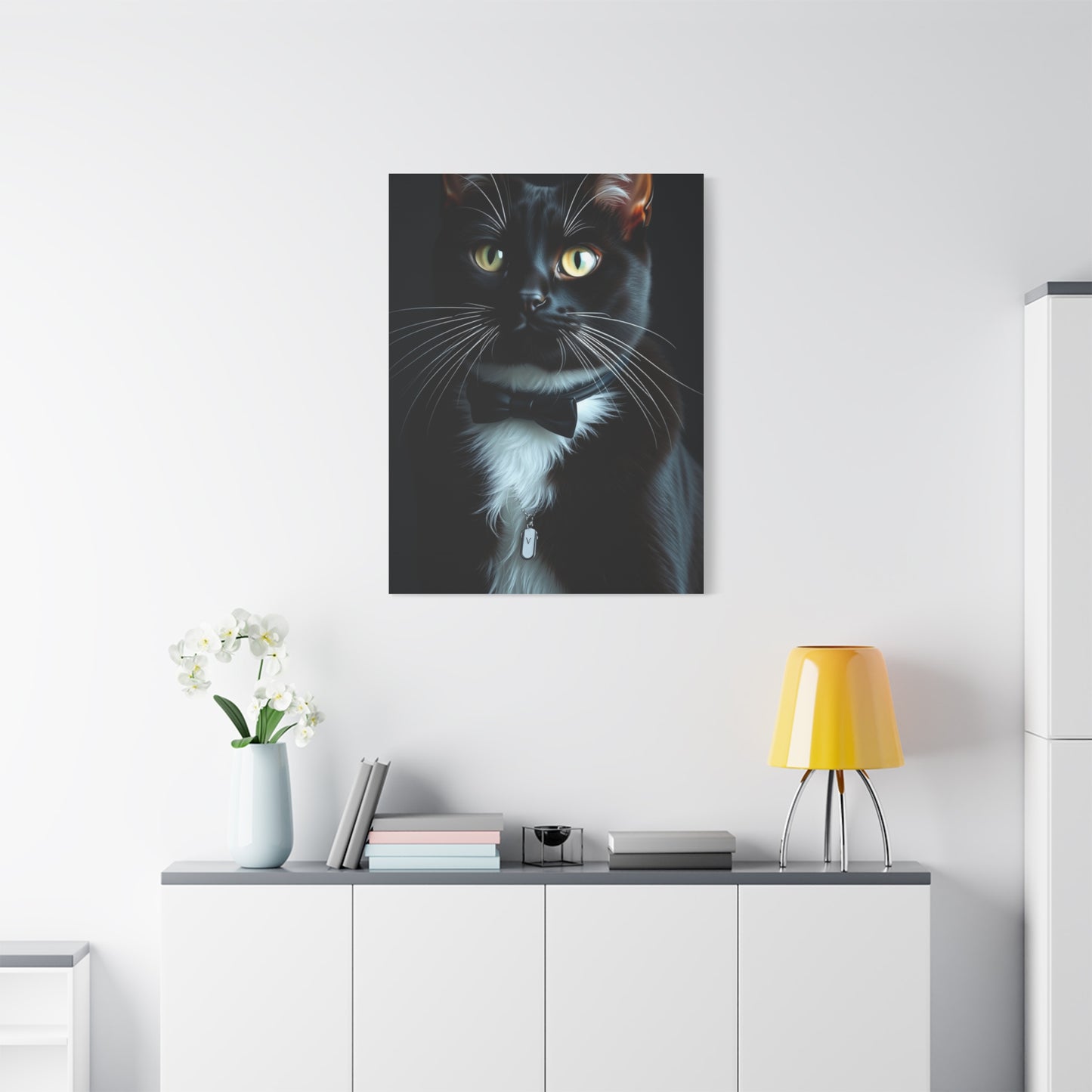 Elite Tuxedo Cat Art Vision Wall Art & Canvas Print