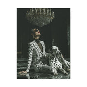 Dalmatian Fashion Editorial Portrait Wall Art & Canvas Print