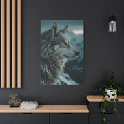 Siberian Husky Winter Ridge Portrait Wall Art & Canvas Print