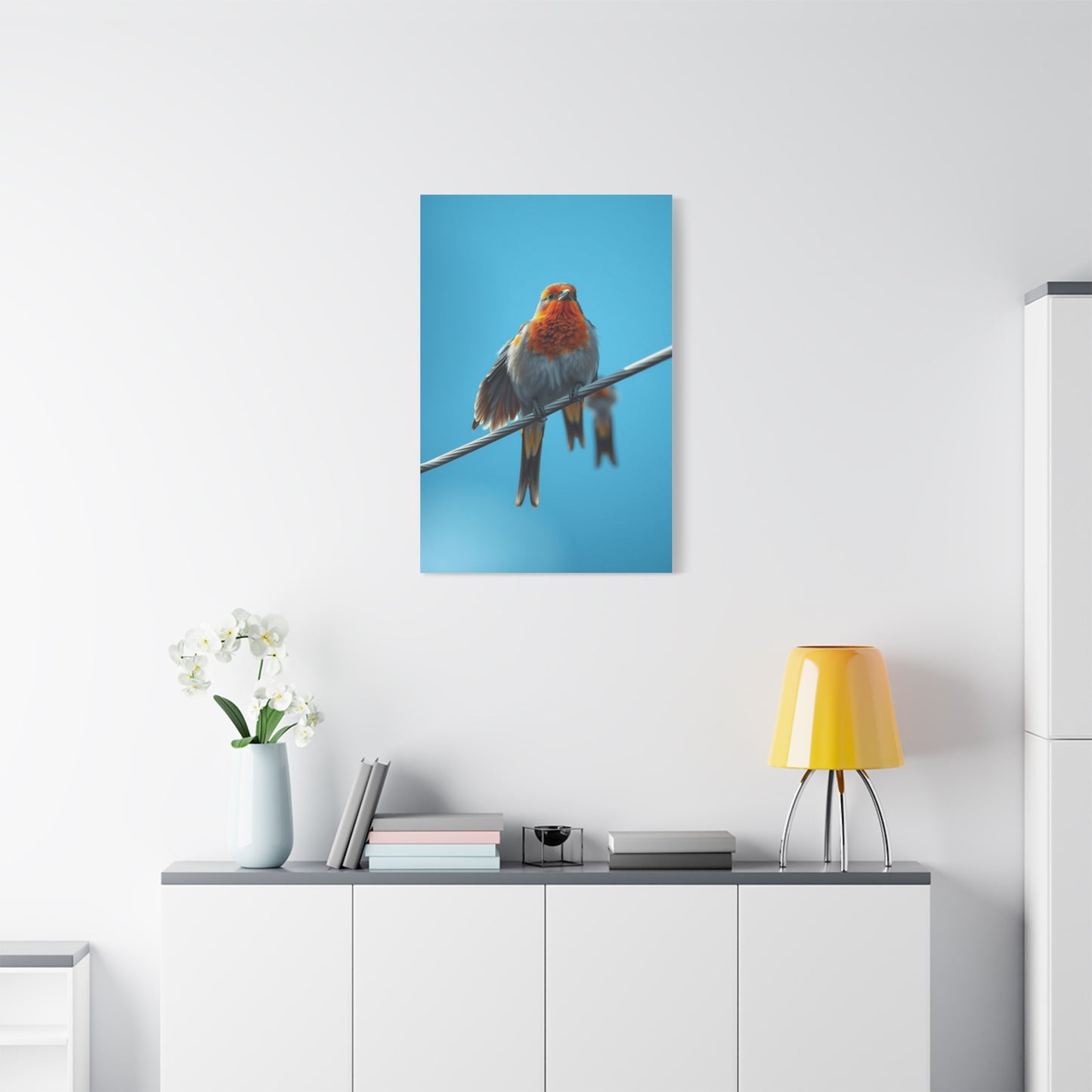 Birds On a Wire Art Supreme Canvas Wall Art & Canvas Print