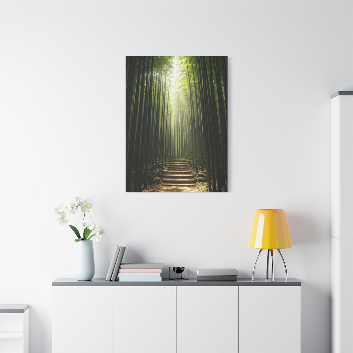 Bamboo Path of Tranquility Wall Art & Canvas Prints