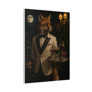 Fox Cocktail Waiter Speakeasy Wall Art & Canvas Print