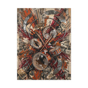 Industrial Drum Explosion Collage Wall Art & Canvas Print