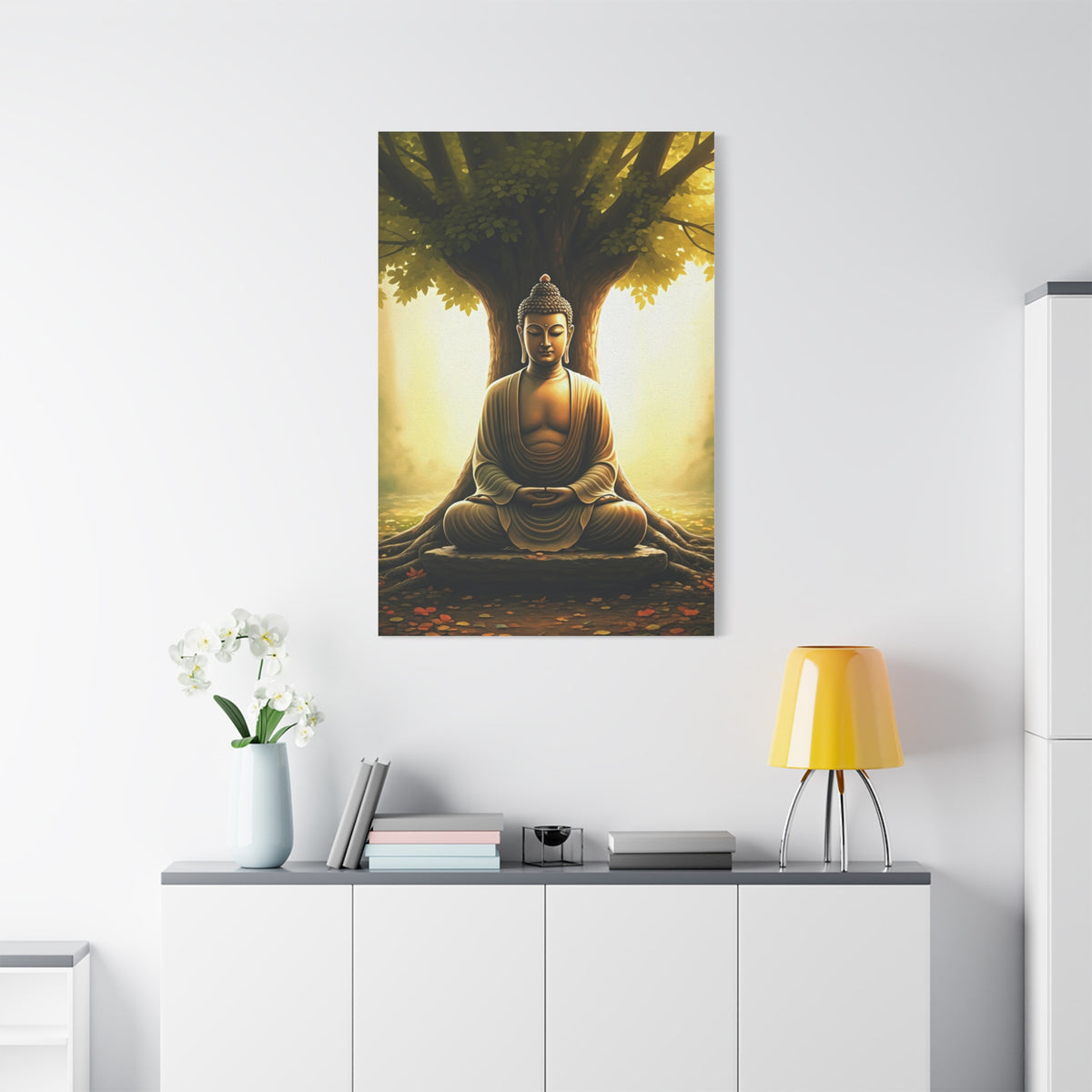 Bodhi Tree Enlightenment Buddha Wall Art & Canvas Prints