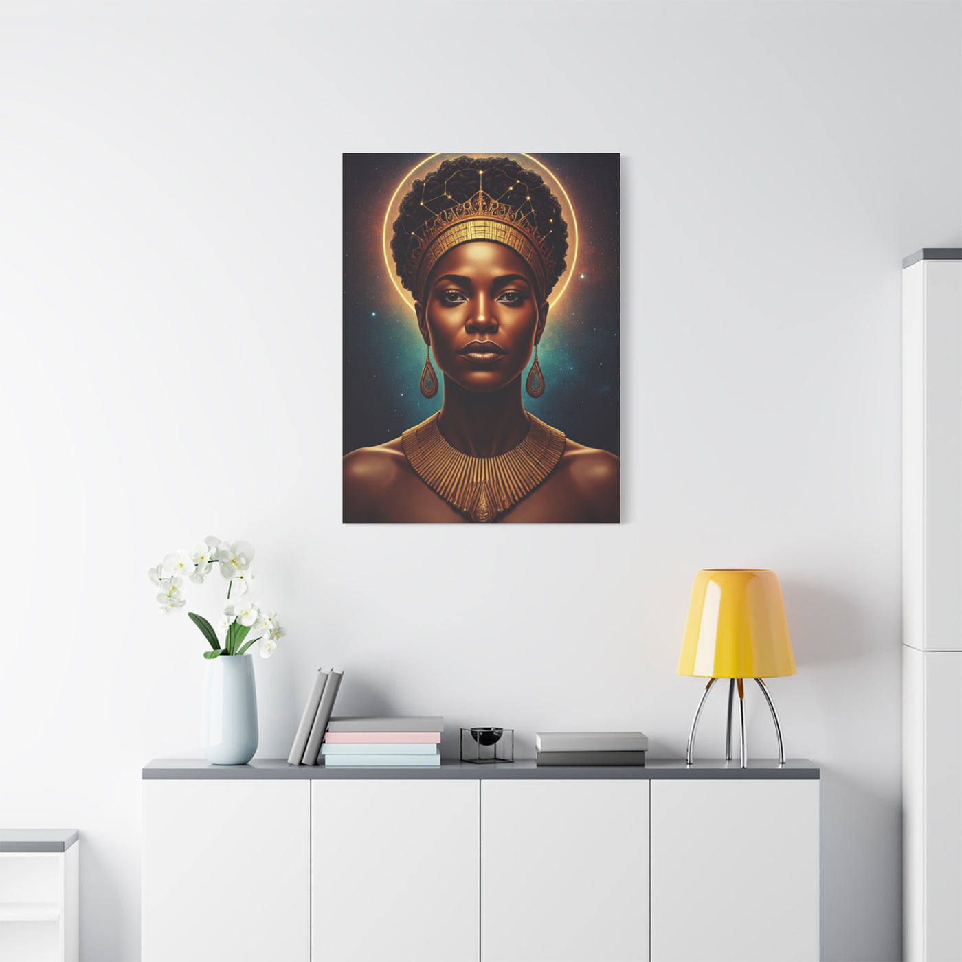 Celestial Queen Radiance Wall Art & Canvas Prints