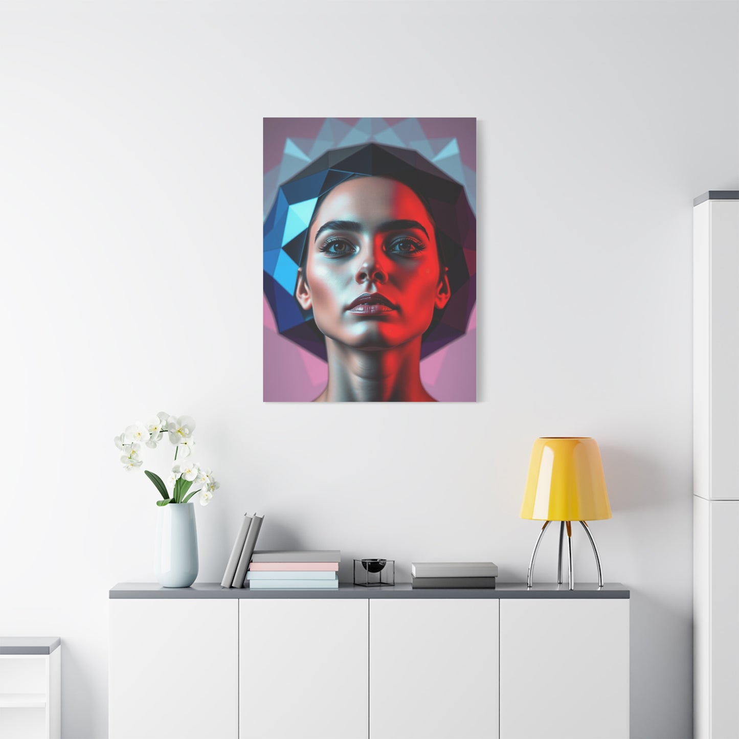 Celestial Geometric Elegance Wall Art & Canvas Print