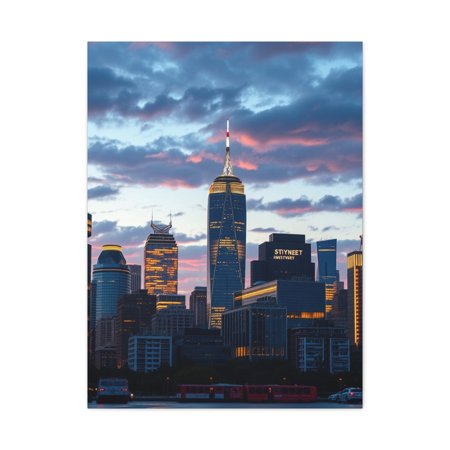 Vision Skyline Art Art Wall Art & Canvas Print