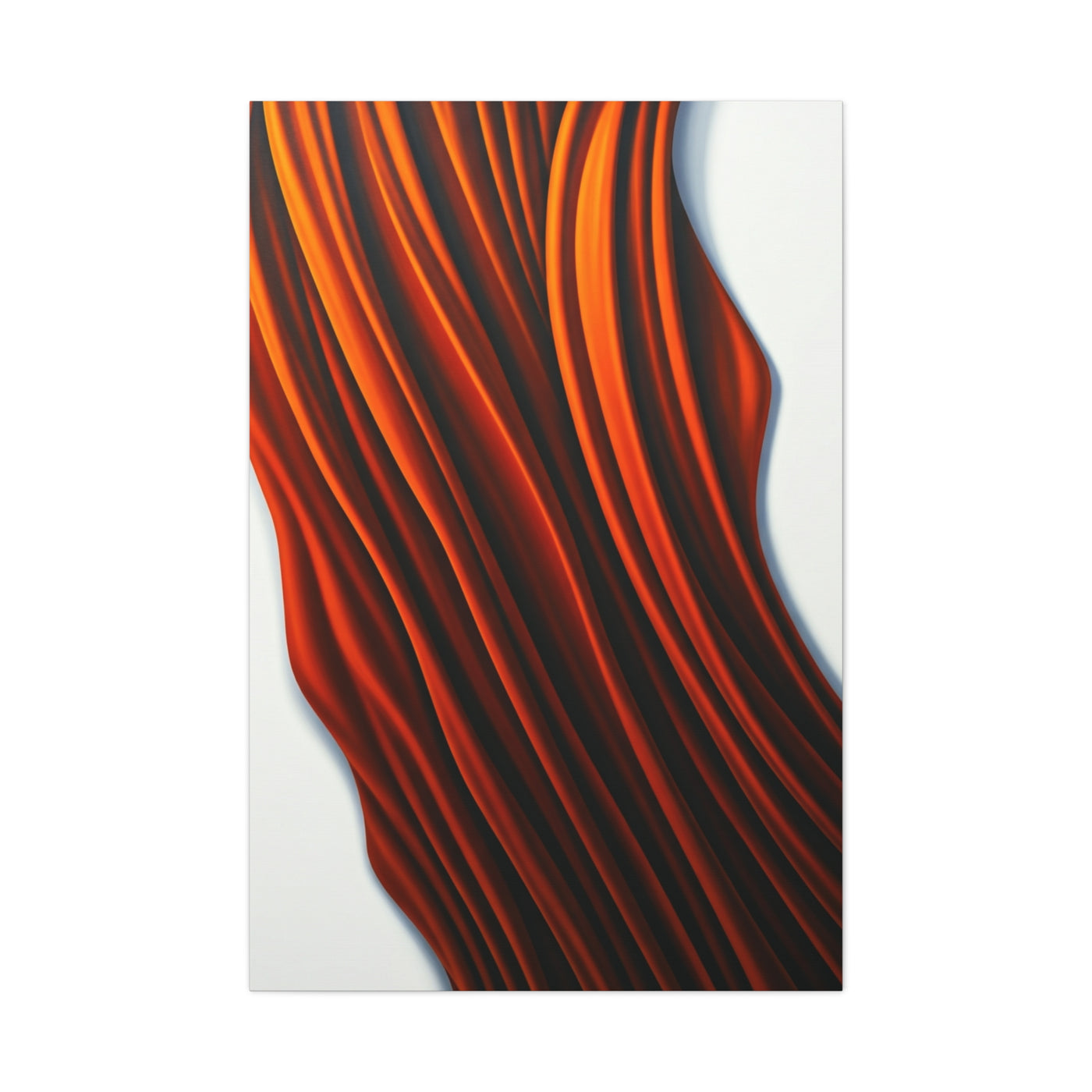 Flowing Copper Ribbon Abstract Wall Art & Canvas Prints