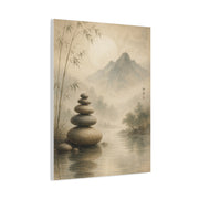 Zen Sacred Stone Landscape Wall Art & Canvas Print