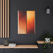 Golden Hour Diptych Color Field Wall Art & Canvas Print