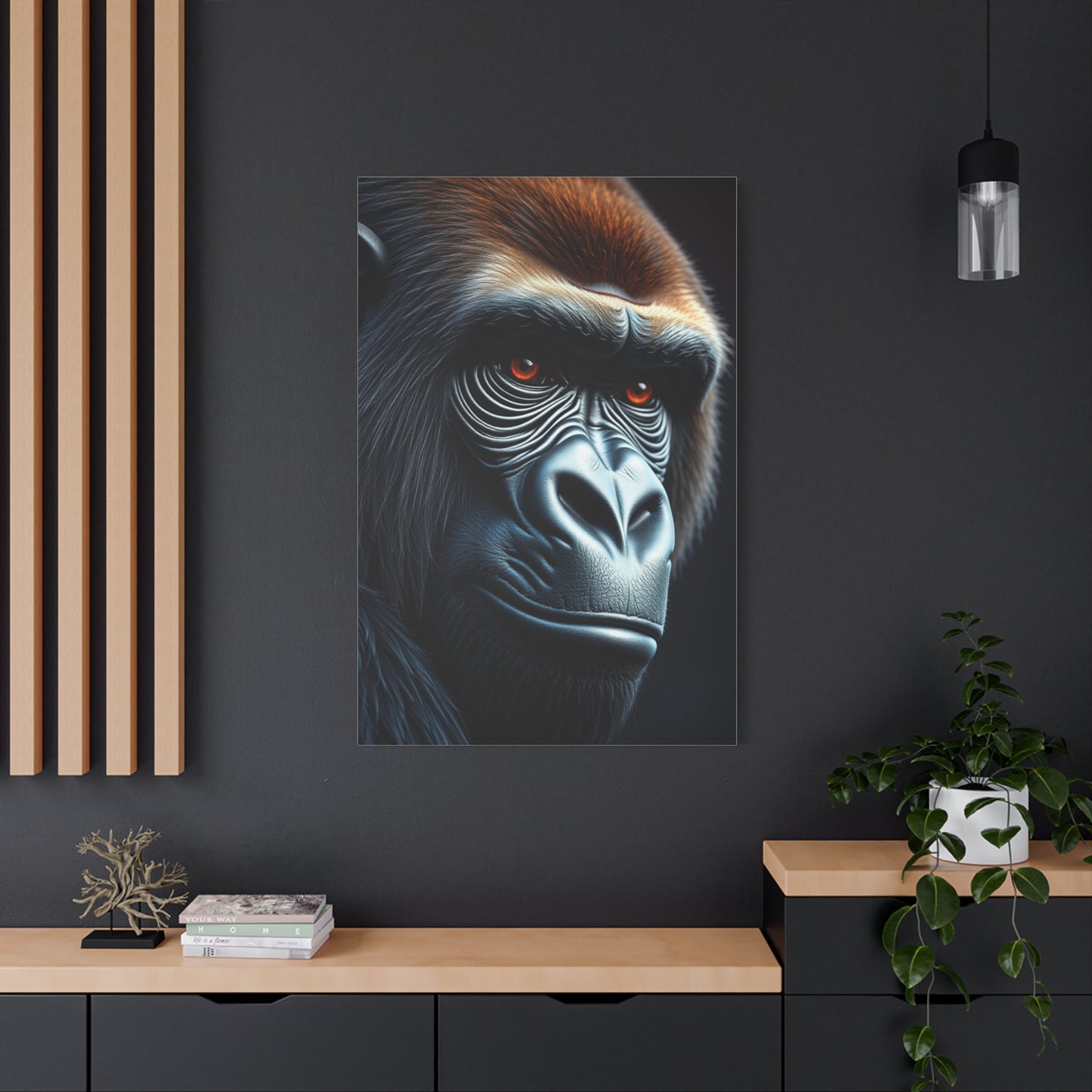 Premium Gorilla Art Supreme Canvas Gallery Wall Art & Canvas Print