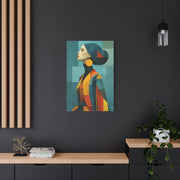 Geometric Fashion Portrait Elegance Wall Art & Canvas Print