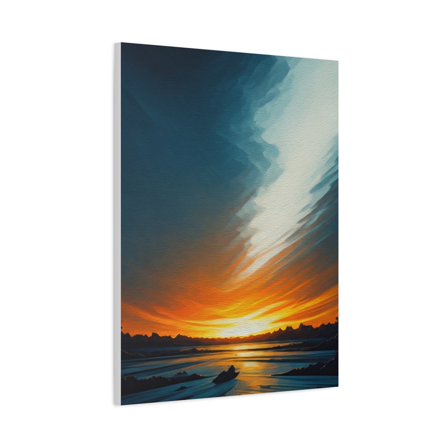 Calm Horizon at Dusk Wall Art & Canvas Prints