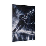 Hockey Speed Burst Sports Wall Art & Canvas Print