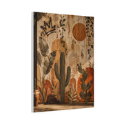 Desert Graffiti Botanical Street Wall Art & Canvas Print