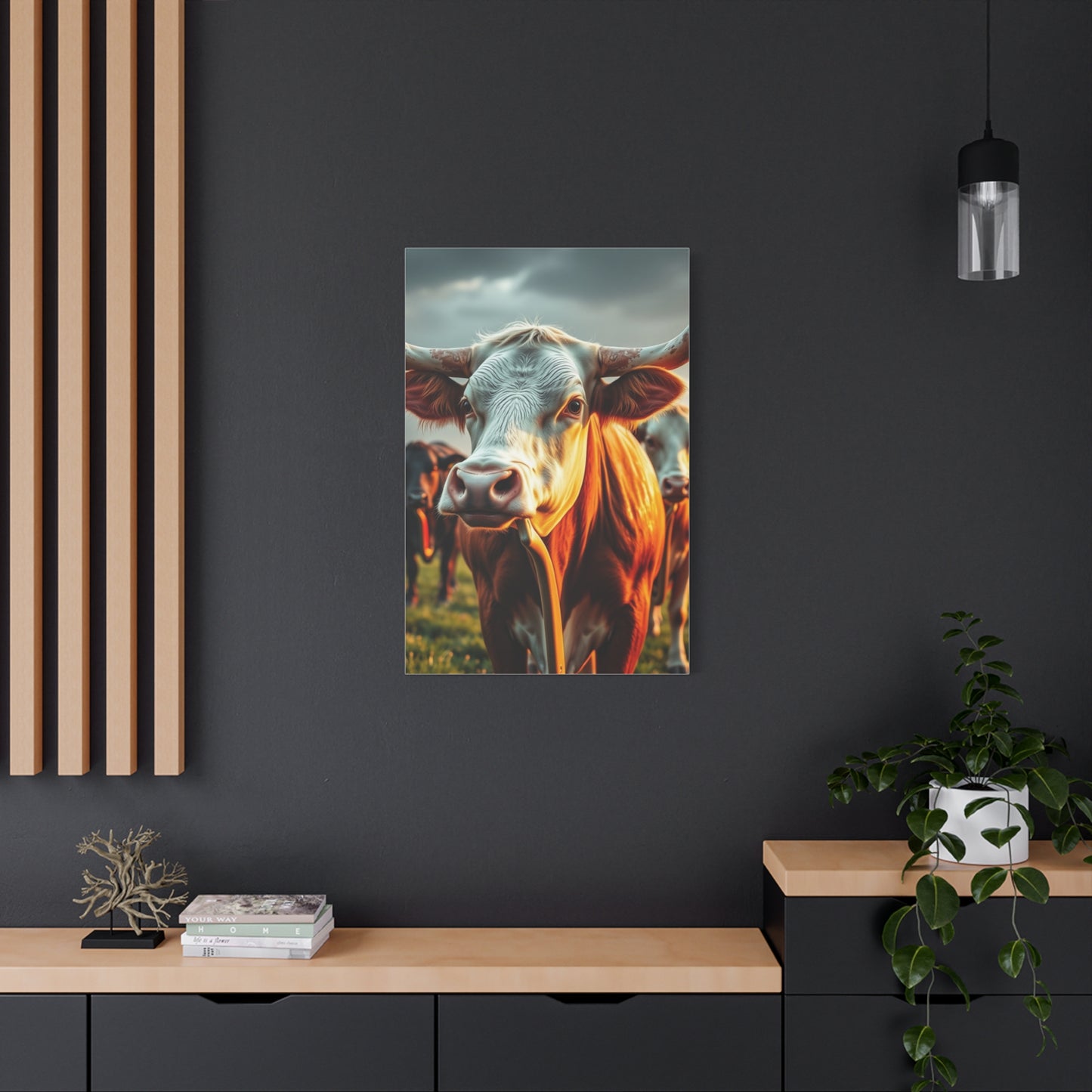 Aristocratic Bovines Masterpiece Wall Art & Canvas Print