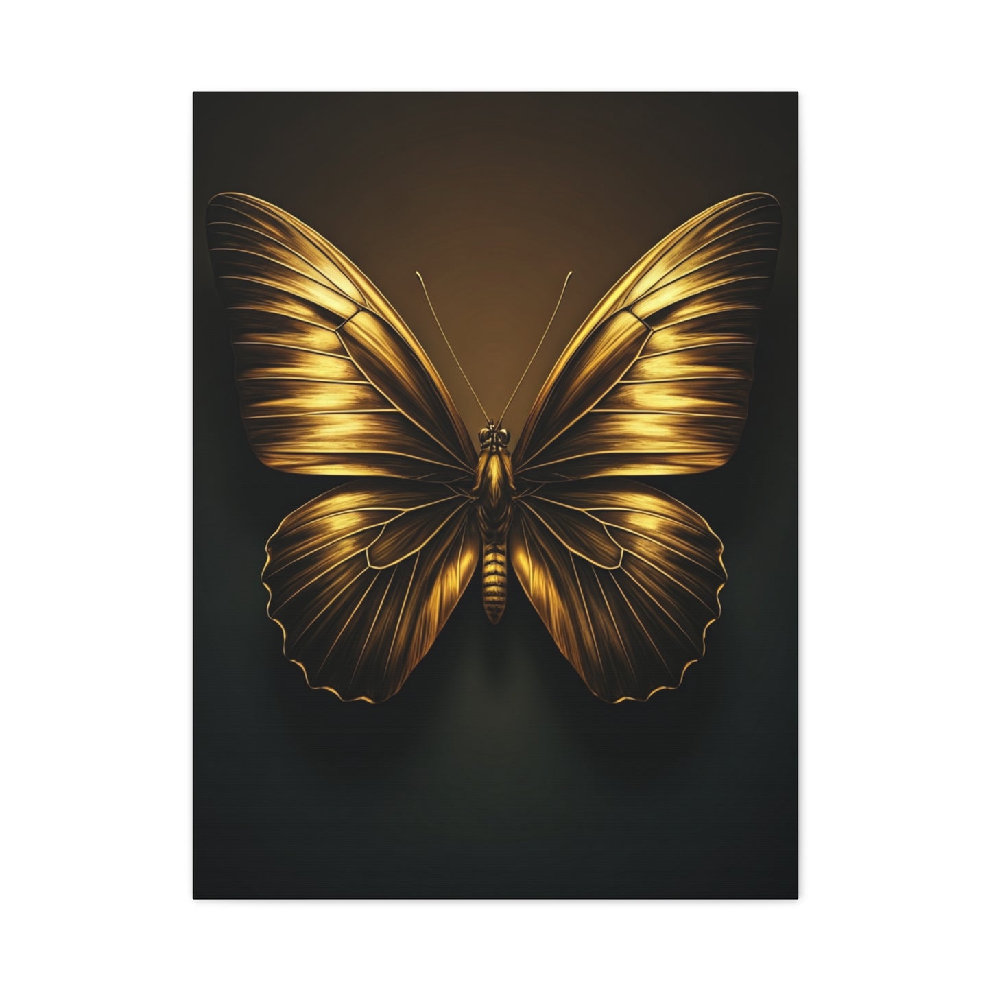 Golden Monarch Style Butterfly Elegance Wall Art & Canvas Prints