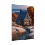 Autumn Cottage in Golden Hills Wall Art & Canvas Print
