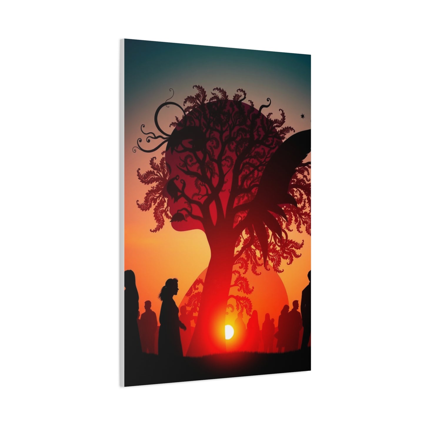Vision Silhouettes Art Art Wall Art & Canvas Print