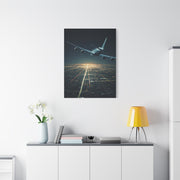 Night Runway Takeoff Journey Wall Art & Canvas Prints